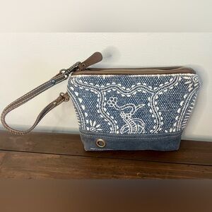 Myra Sapphire wristlet